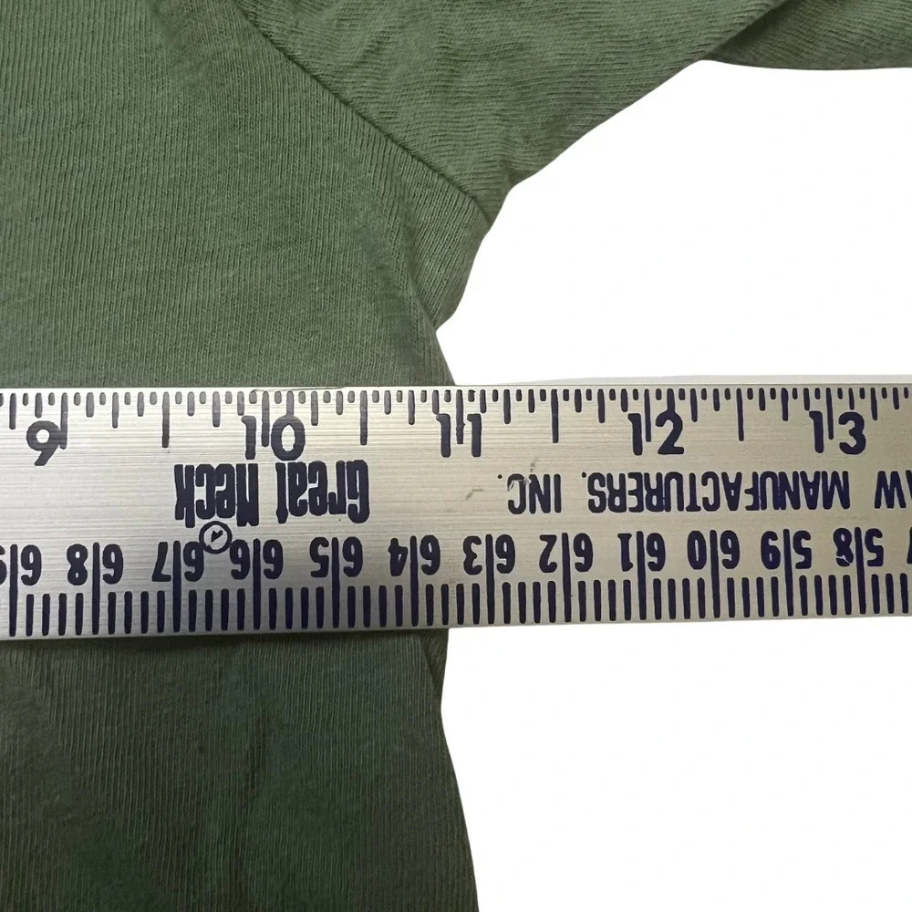 Old Navy Girls Long Sleeve‎ Tee 4T Rainbow Bird Graphic Olive Green Cotton